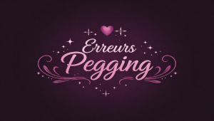 Illustration des erreurs pegging à éviter pour une première expérience réussie