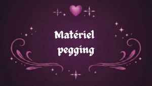 Matériel pegging pour débuter facilement