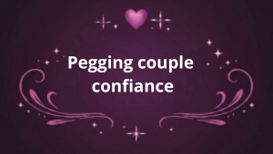 Pegging couple confiance illustré par un couple complice et détendu