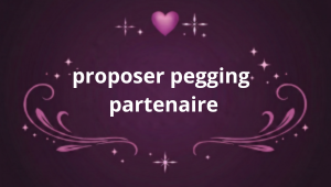 Proposer pegging partenaire lors d’une discussion calme et respectueuse dans un couple