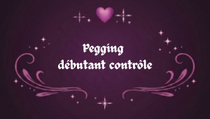 Couple pratiquant le pegging débutant contrôle avec une approche progressive et confortable
