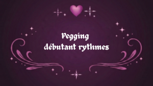 Couple découvrant le pegging débutant rythme avec une approche progressive et confortable