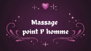 Illustration du massage point P homme dans une approche progressive axée sur le confort et la découverte des sensations.